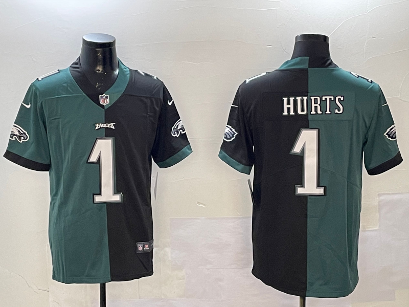 Men Philadelphia Eagles #11 Hurts black 2025 Nike NFL jersey style 03->philadelphia eagles->NFL Jersey